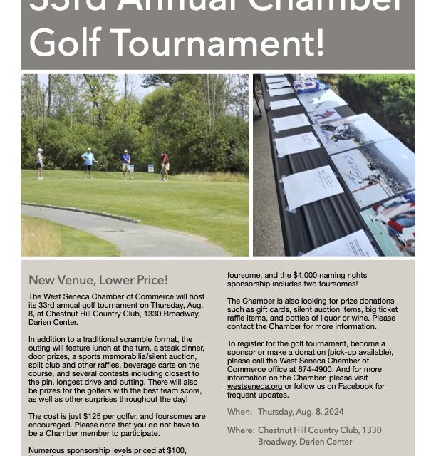 Golf Tournament announces new venue, lower cost